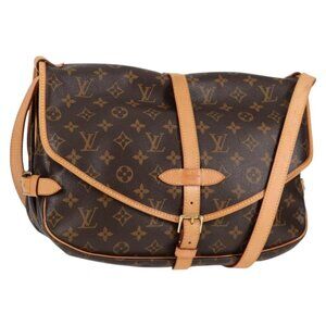 LOUIS VUITTON Monogram Saumur 35 Shoulder Bag
